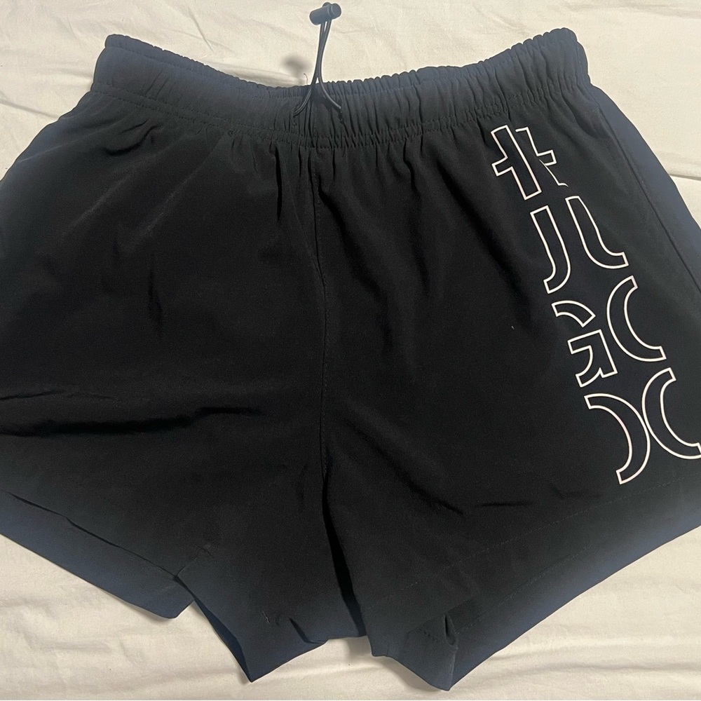 HUGO Black Athletic Men’s swim trunk